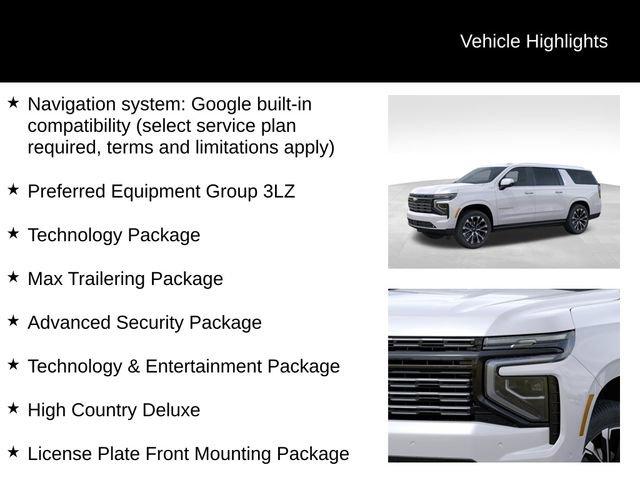new 2025 Chevrolet Suburban car, priced at $97,624
