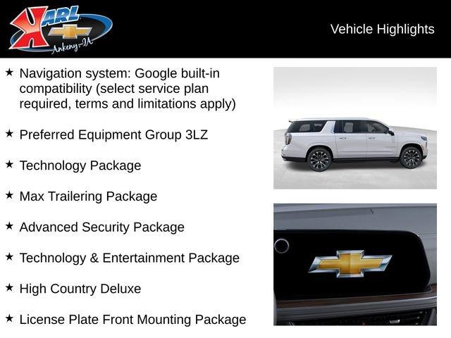 new 2025 Chevrolet Suburban car, priced at $97,624