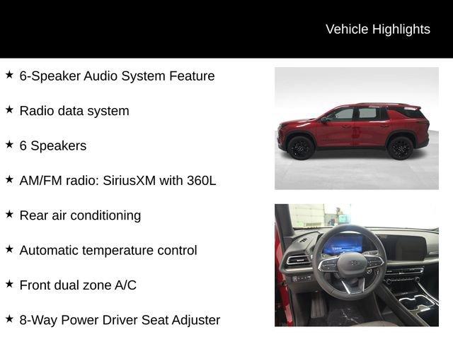 new 2026 Chevrolet Traverse car, priced at $47,475