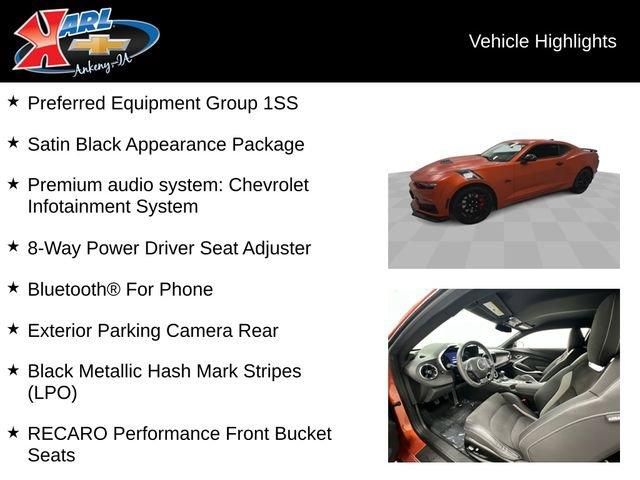 used 2023 Chevrolet Camaro car, priced at $45,987