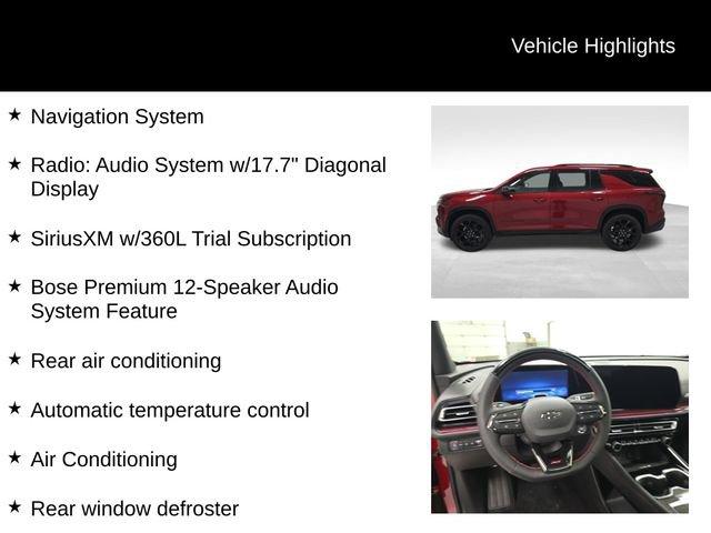 new 2026 Chevrolet Traverse car, priced at $59,361