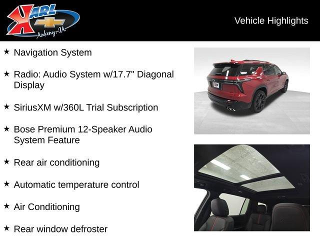 new 2026 Chevrolet Traverse car, priced at $59,361