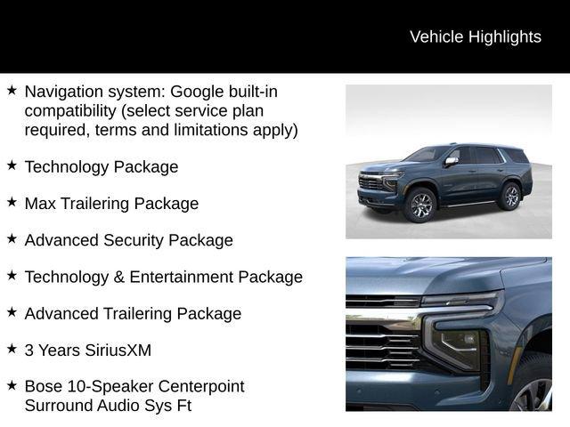 new 2025 Chevrolet Tahoe car, priced at $88,059