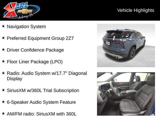 new 2026 Chevrolet Traverse car, priced at $53,945