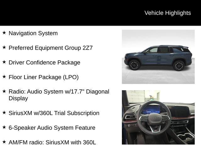 new 2026 Chevrolet Traverse car, priced at $53,945