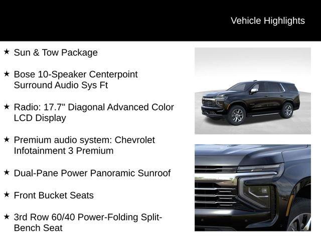 new 2025 Chevrolet Tahoe car, priced at $81,830