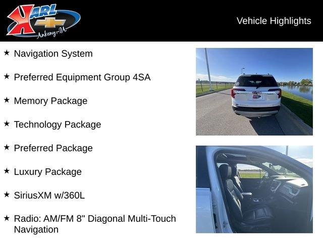 used 2021 GMC Acadia car, priced at $27,987