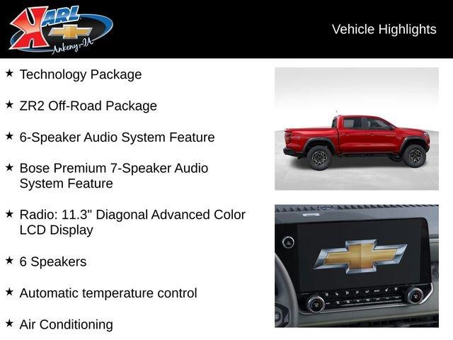 new 2025 Chevrolet Colorado car, priced at $52,315