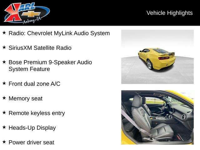 used 2017 Chevrolet Camaro car, priced at $39,987