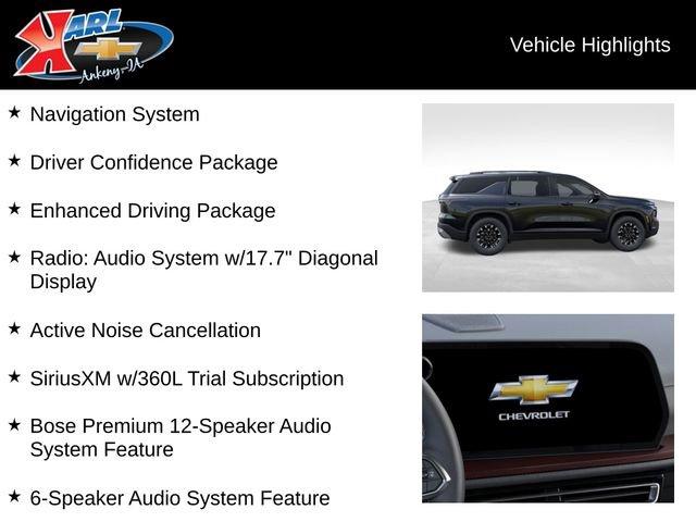 new 2026 Chevrolet Traverse car, priced at $57,043
