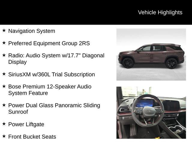new 2026 Chevrolet Traverse car, priced at $60,795