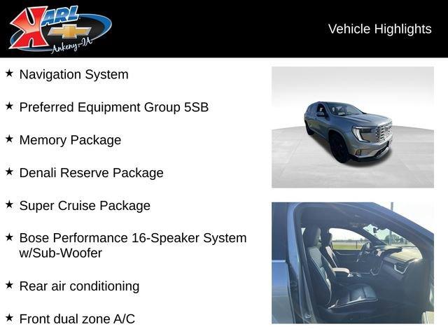 used 2024 GMC Acadia car, priced at $55,987