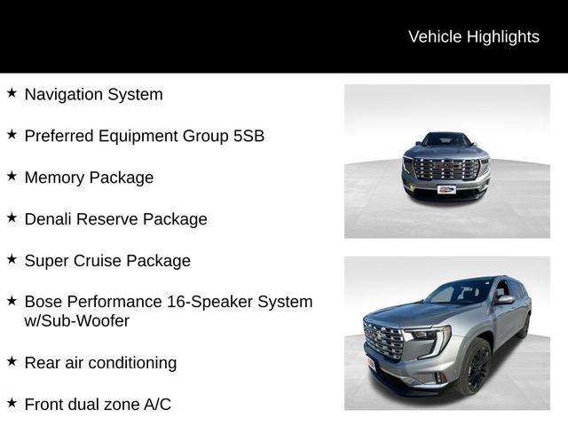 used 2024 GMC Acadia car, priced at $55,987