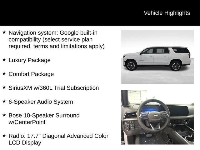new 2026 Chevrolet Suburban car, priced at $75,680
