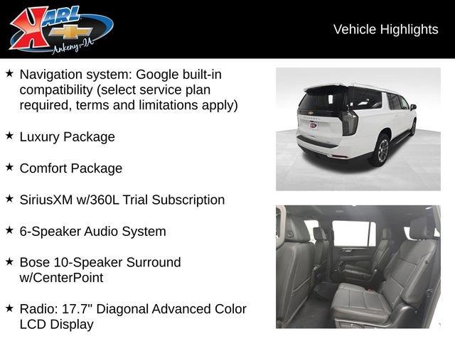 new 2026 Chevrolet Suburban car, priced at $75,680