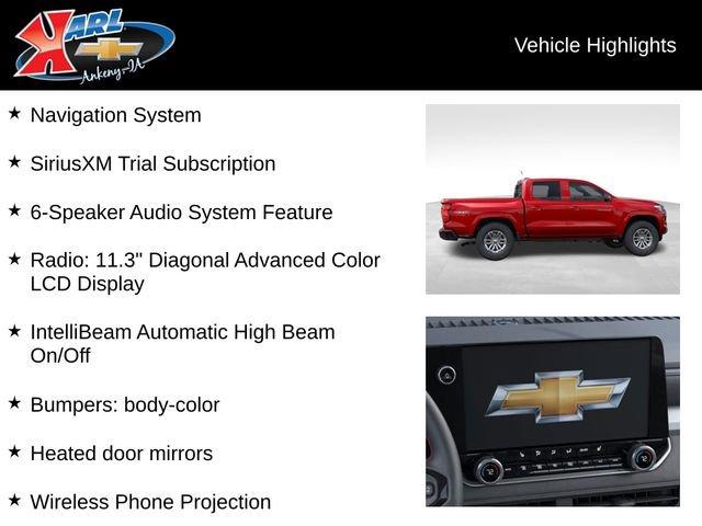new 2025 Chevrolet Colorado car, priced at $39,790