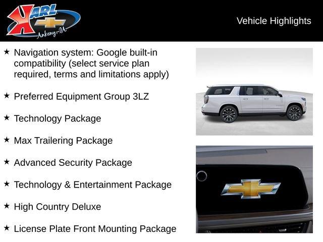 new 2025 Chevrolet Suburban car, priced at $94,470