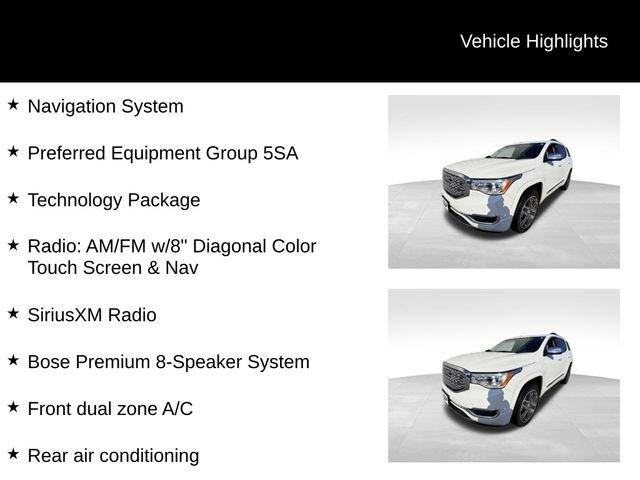 used 2019 GMC Acadia car, priced at $23,987