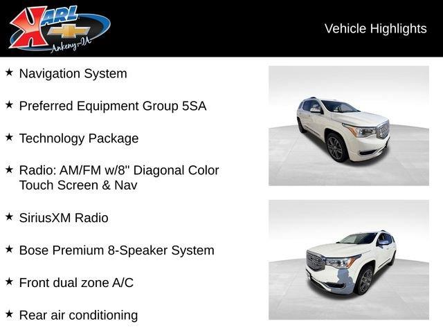used 2019 GMC Acadia car, priced at $23,987