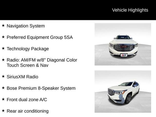 used 2019 GMC Acadia car, priced at $23,987