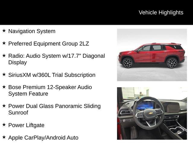 new 2026 Chevrolet Traverse car, priced at $61,289