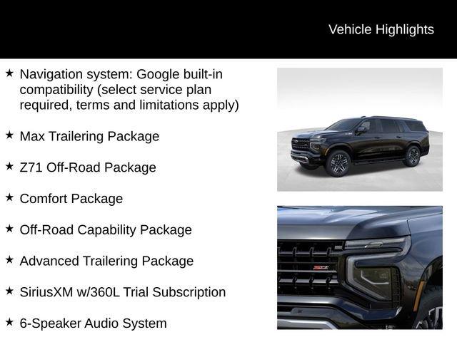 new 2025 Chevrolet Suburban car, priced at $82,875