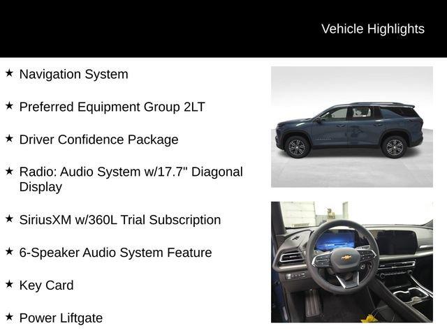 new 2026 Chevrolet Traverse car, priced at $46,920