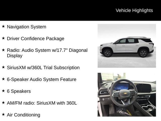 new 2026 Chevrolet Traverse car, priced at $45,920