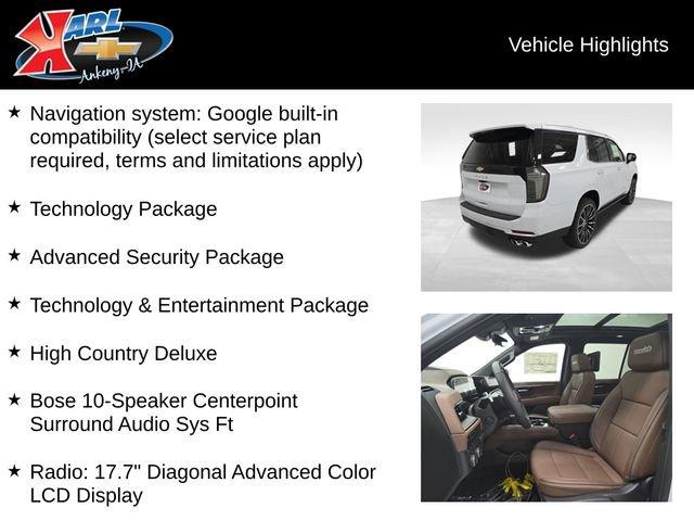 new 2026 Chevrolet Tahoe car, priced at $98,599