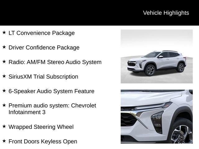 new 2025 Chevrolet Trax car, priced at $25,485