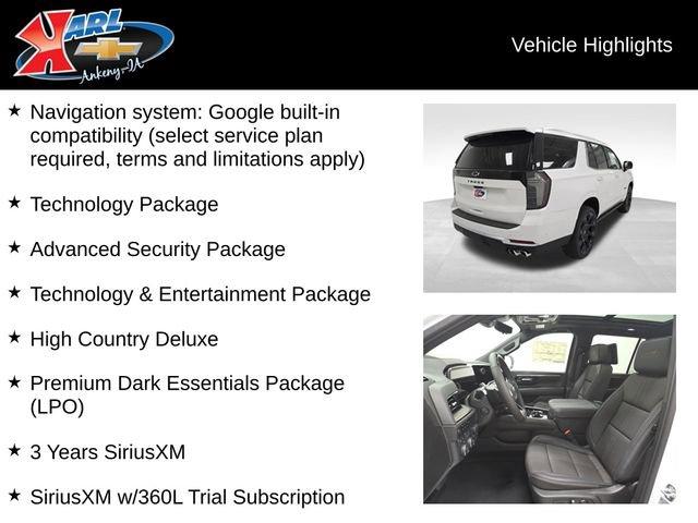 new 2025 Chevrolet Tahoe car, priced at $95,370