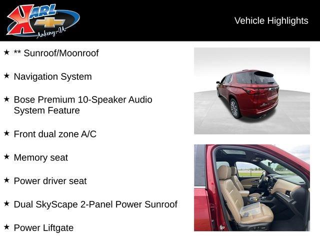 used 2023 Chevrolet Traverse car, priced at $40,987