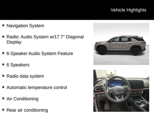 new 2026 Chevrolet Traverse car, priced at $60,649