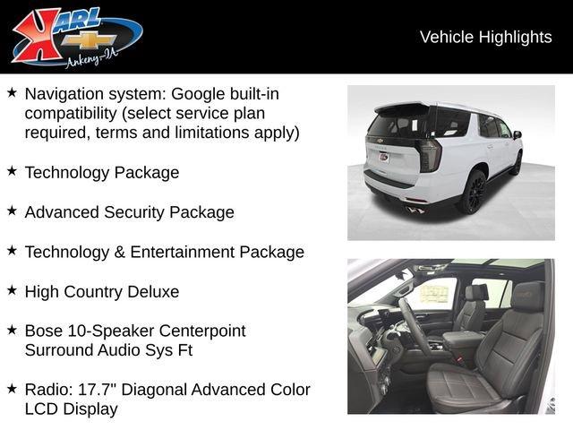 new 2026 Chevrolet Tahoe car, priced at $99,369