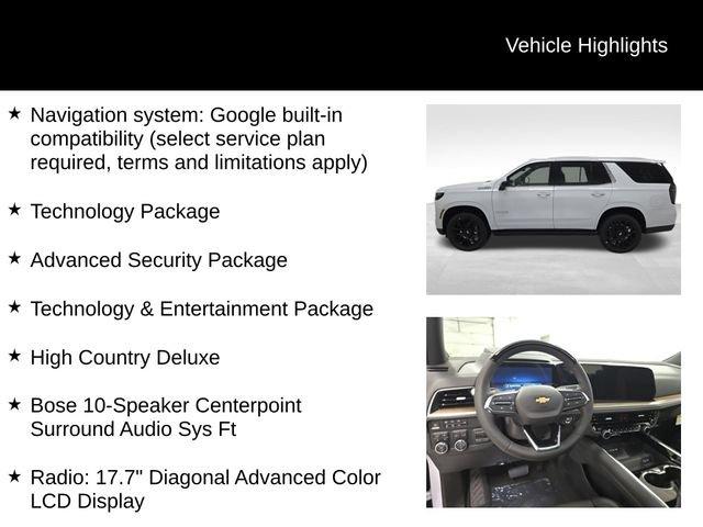 new 2026 Chevrolet Tahoe car, priced at $99,369