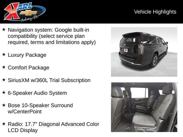 new 2026 Chevrolet Suburban car, priced at $75,680