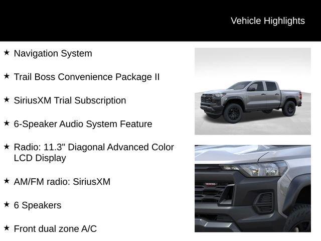 new 2025 Chevrolet Colorado car, priced at $43,495
