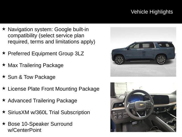 new 2025 Chevrolet Suburban car, priced at $82,625