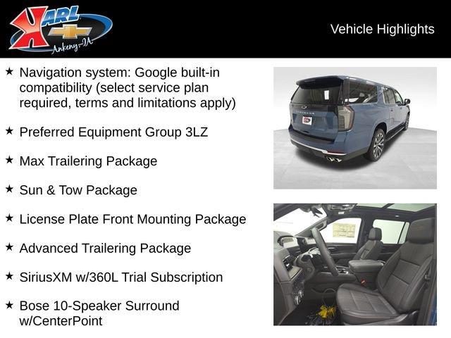 new 2025 Chevrolet Suburban car, priced at $82,625