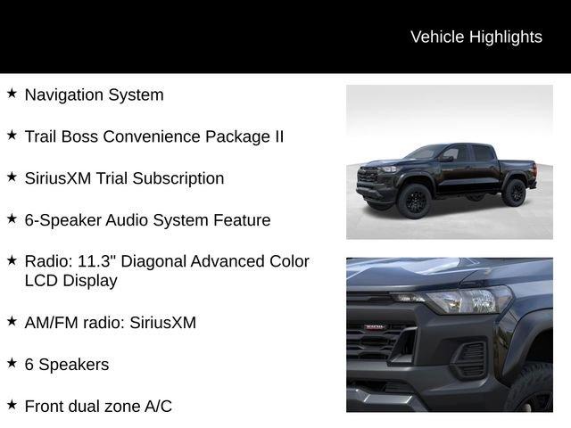 new 2025 Chevrolet Colorado car, priced at $43,995