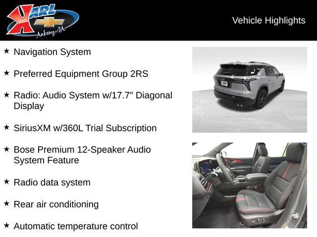 new 2026 Chevrolet Traverse car, priced at $60,890