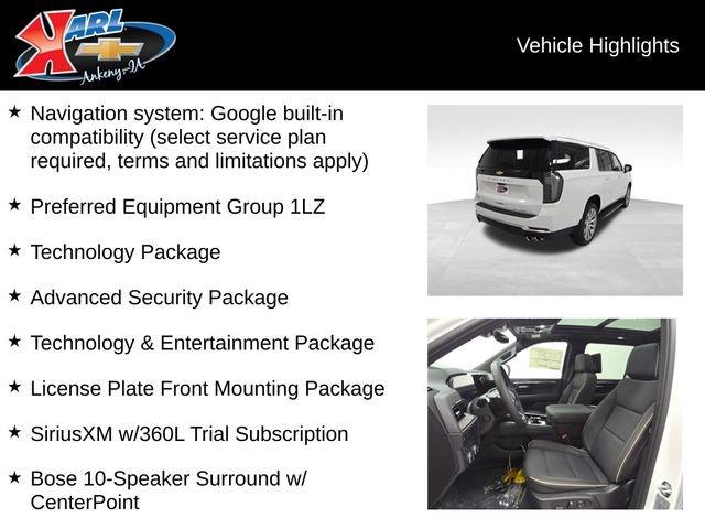 new 2025 Chevrolet Suburban car, priced at $84,201