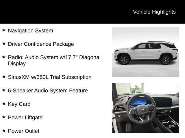 new 2026 Chevrolet Traverse car, priced at $45,920