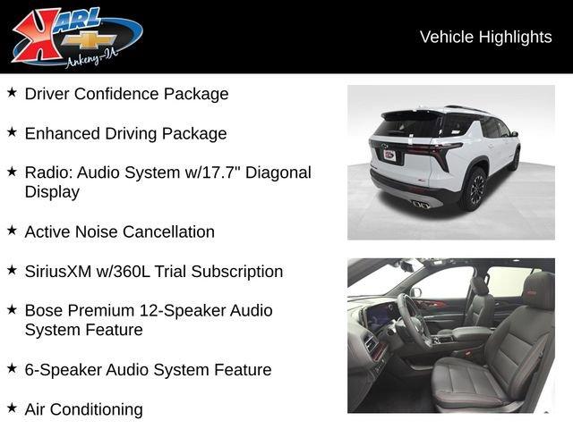 new 2026 Chevrolet Traverse car, priced at $58,450