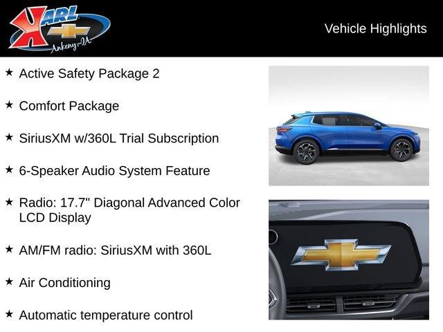 new 2025 Chevrolet Equinox EV car, priced at $40,340