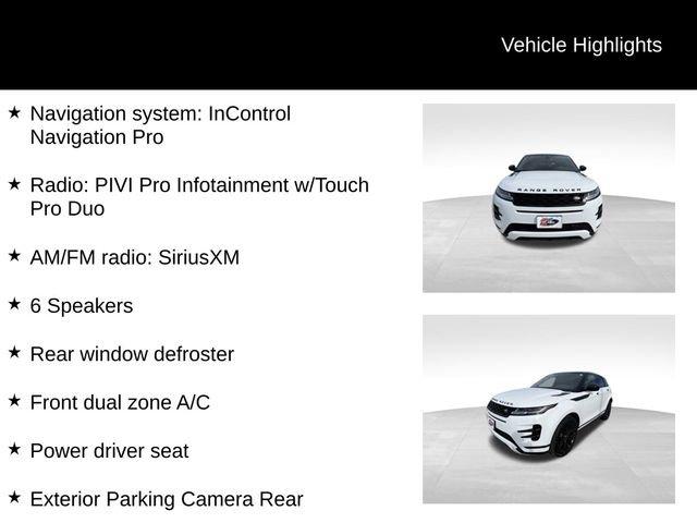 used 2022 Land Rover Range Rover Evoque car, priced at $32,987