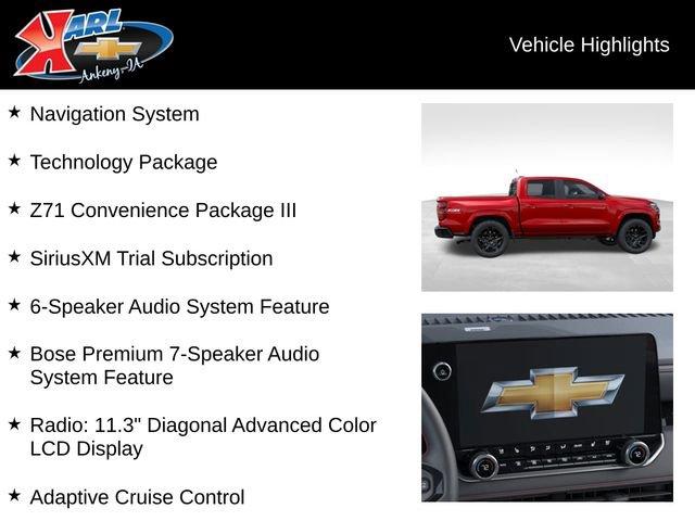 new 2025 Chevrolet Colorado car, priced at $48,785