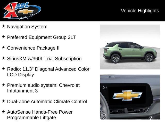 new 2026 Chevrolet Equinox car, priced at $36,185