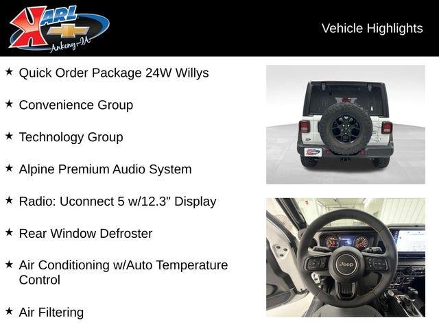 used 2024 Jeep Wrangler car, priced at $43,547