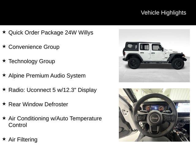 used 2024 Jeep Wrangler car, priced at $43,547